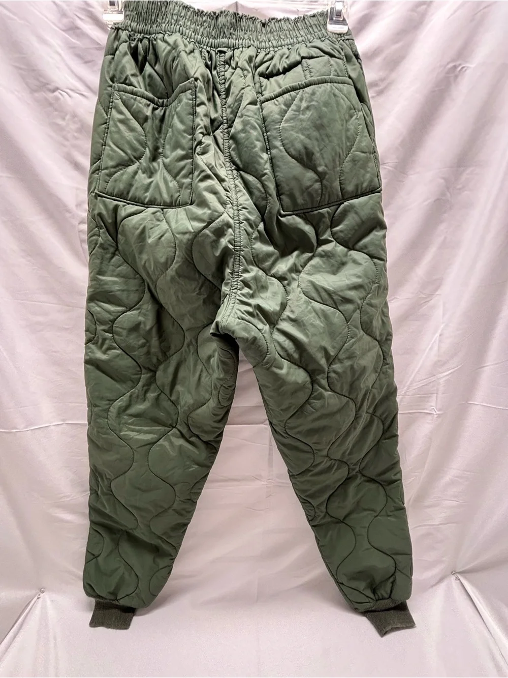 VTG USAF Military Pants Mens Sz M Green CWU-9/P Flyers Trousers Quilted Liner